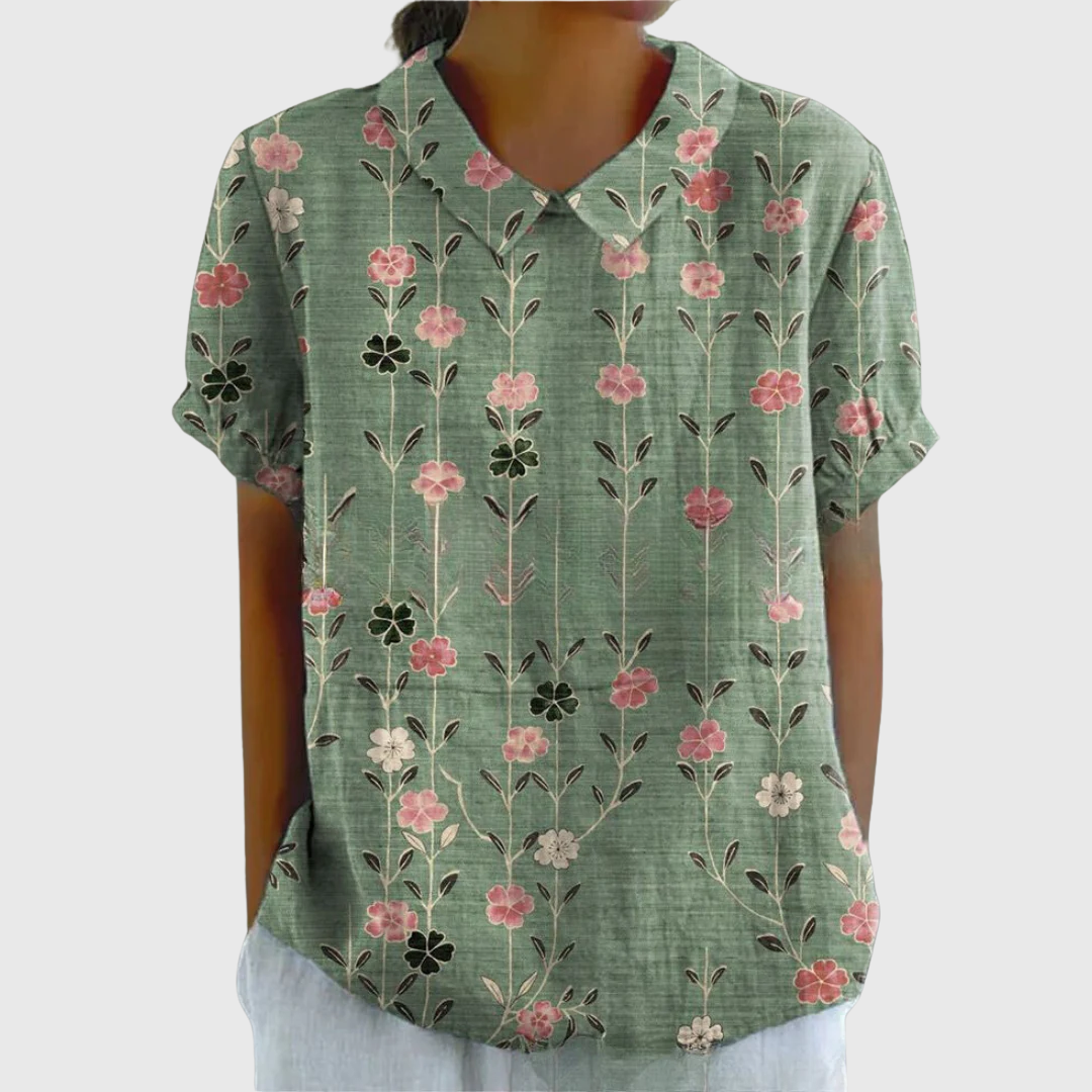 Bonnie | Vintage Floral Blouse