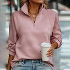 Emily | Women Spring Half Zip Sweater
