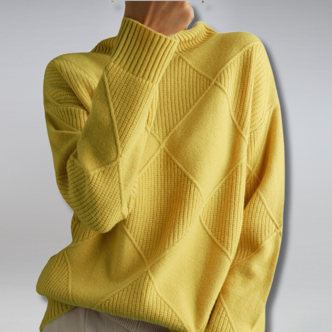 Jamie | Women’s Winter Turtleneck Knit Sweater