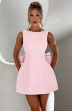 Amber | Women Wedding Guest Structured Mini Dress