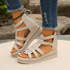 Axelle | Elegant Wedge Sandals