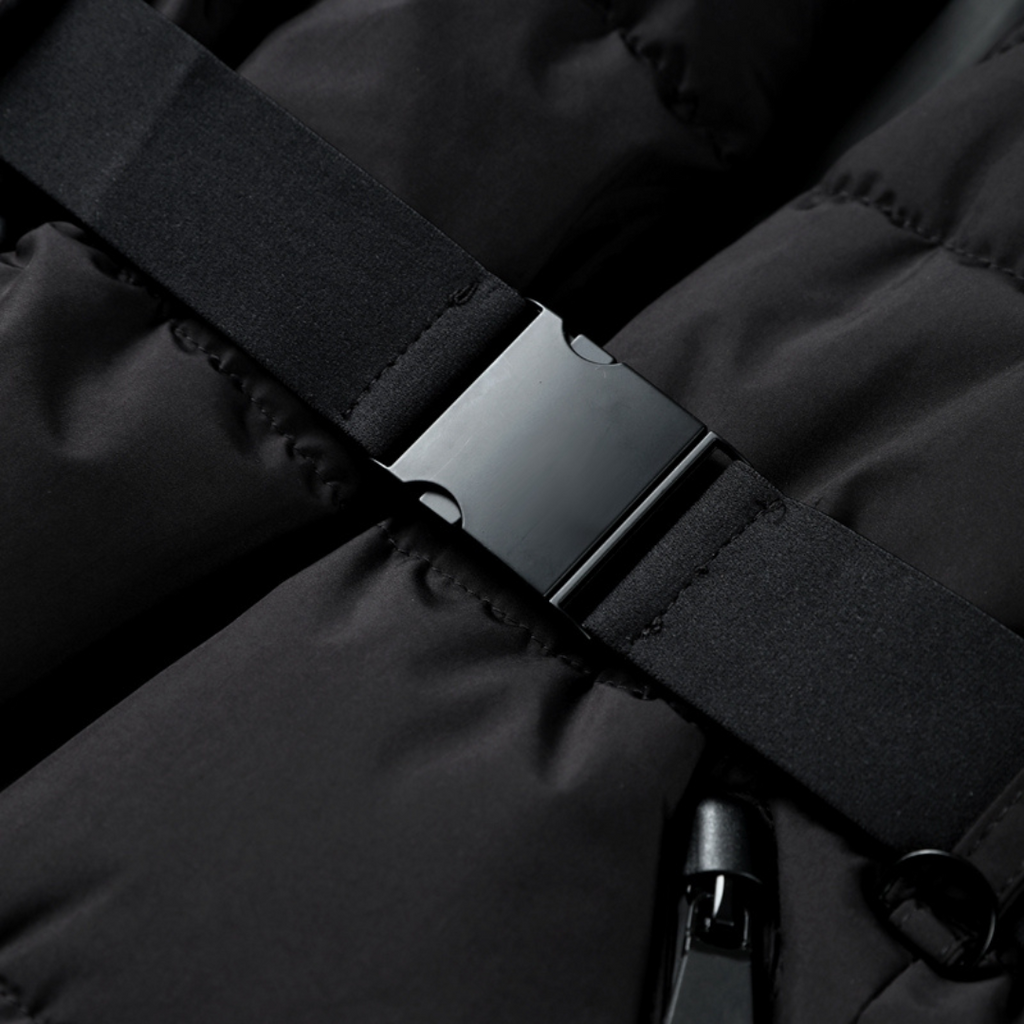 Georgia | Premium Insulated Black Ski Jacket