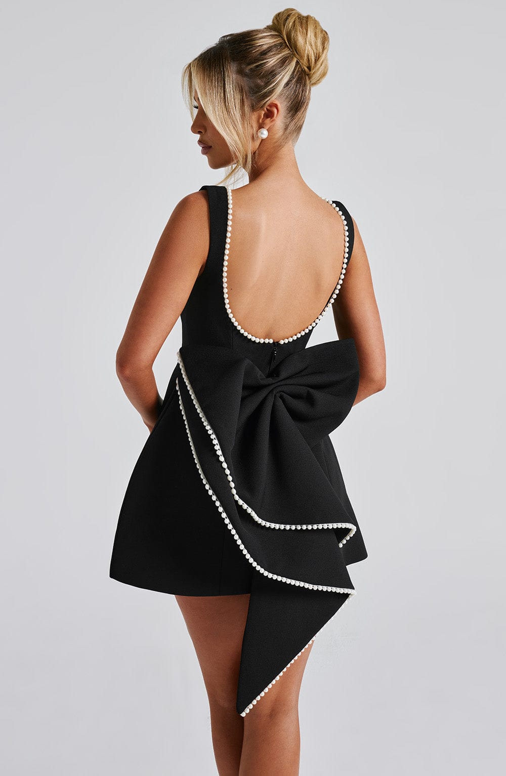 Amber | Women Wedding Guest Structured Mini Dress