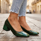 Noelle Leather Heels