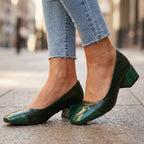 Noelle Leather Heels