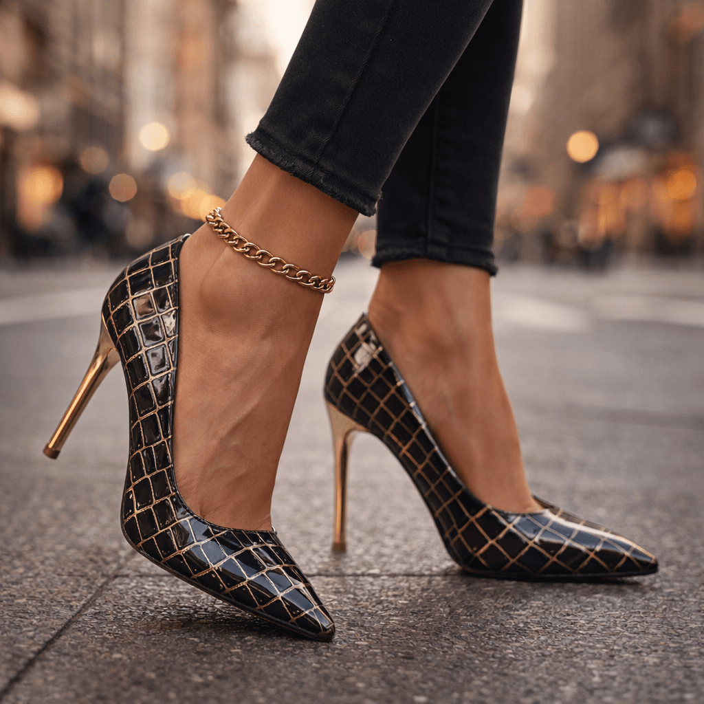 Aurea Gold Heels