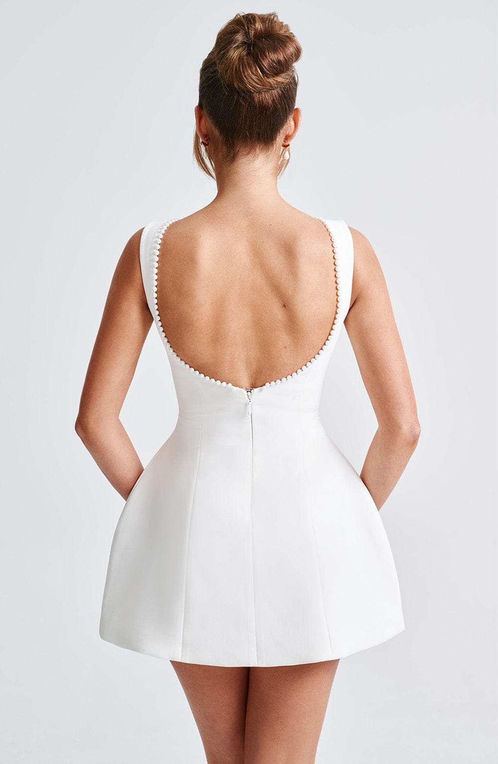 Amber | Women Wedding Guest Structured Mini Dress