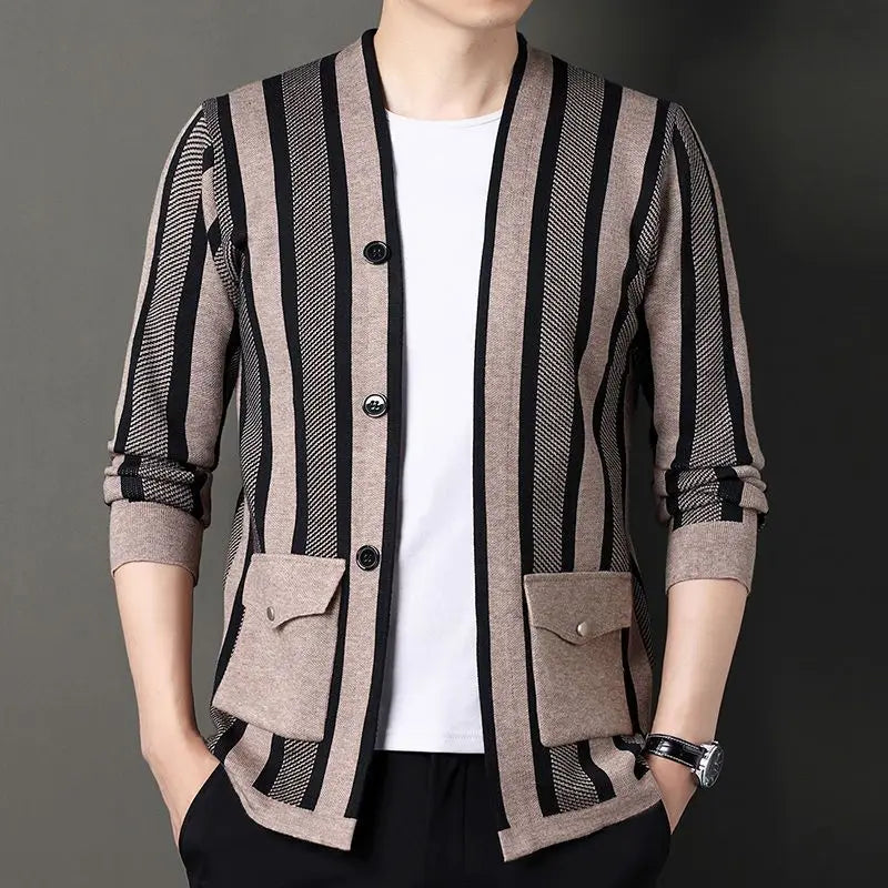 Paramount Striped Cardigan