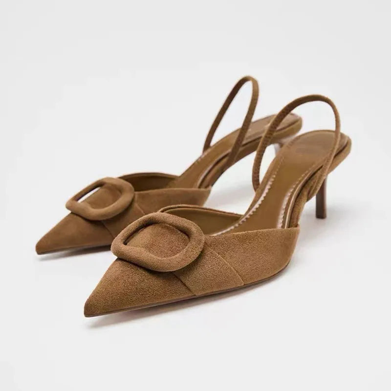 Liana Buckle Heels