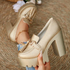 Zarela Platform Loafers