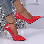 Aurea Gold Heels
