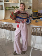 Lauren | Women’s Winter Multicolor Knit Sweater