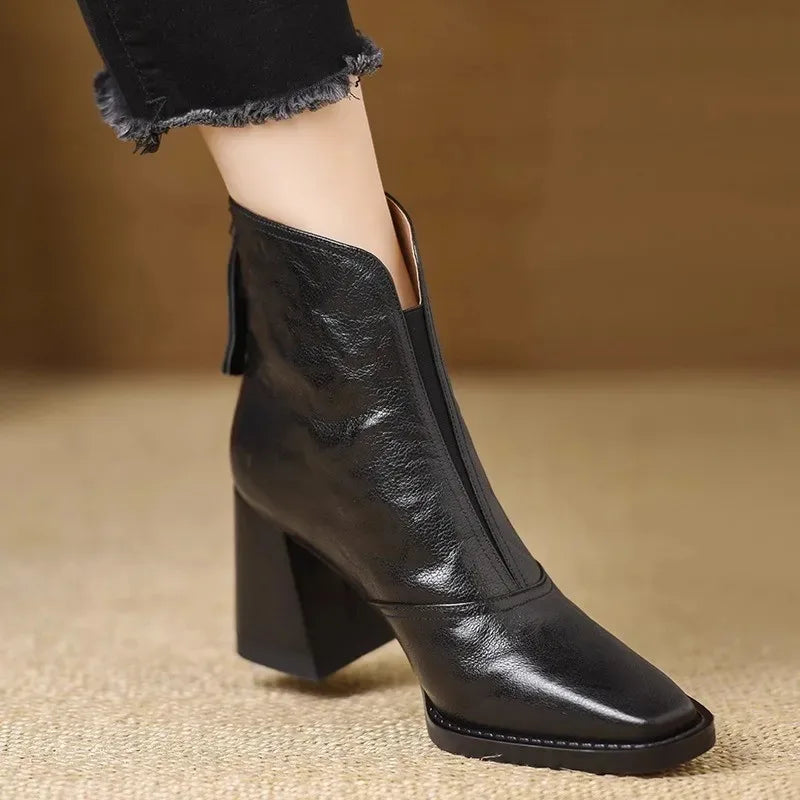 Noemi Leather Boots