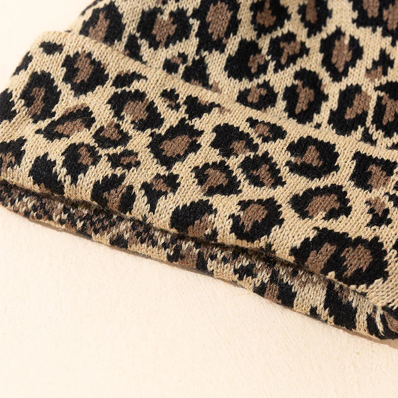 Aria Leopard Beanie