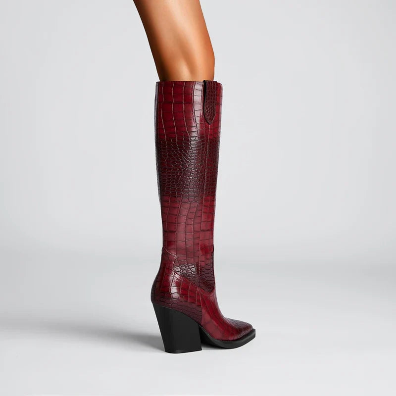 Diana Leather Boots