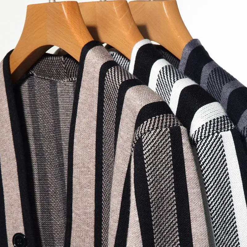 Paramount Striped Cardigan