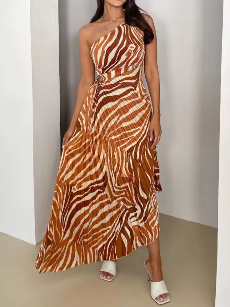Adeline™ | Vibrant Tropical Evening Dress