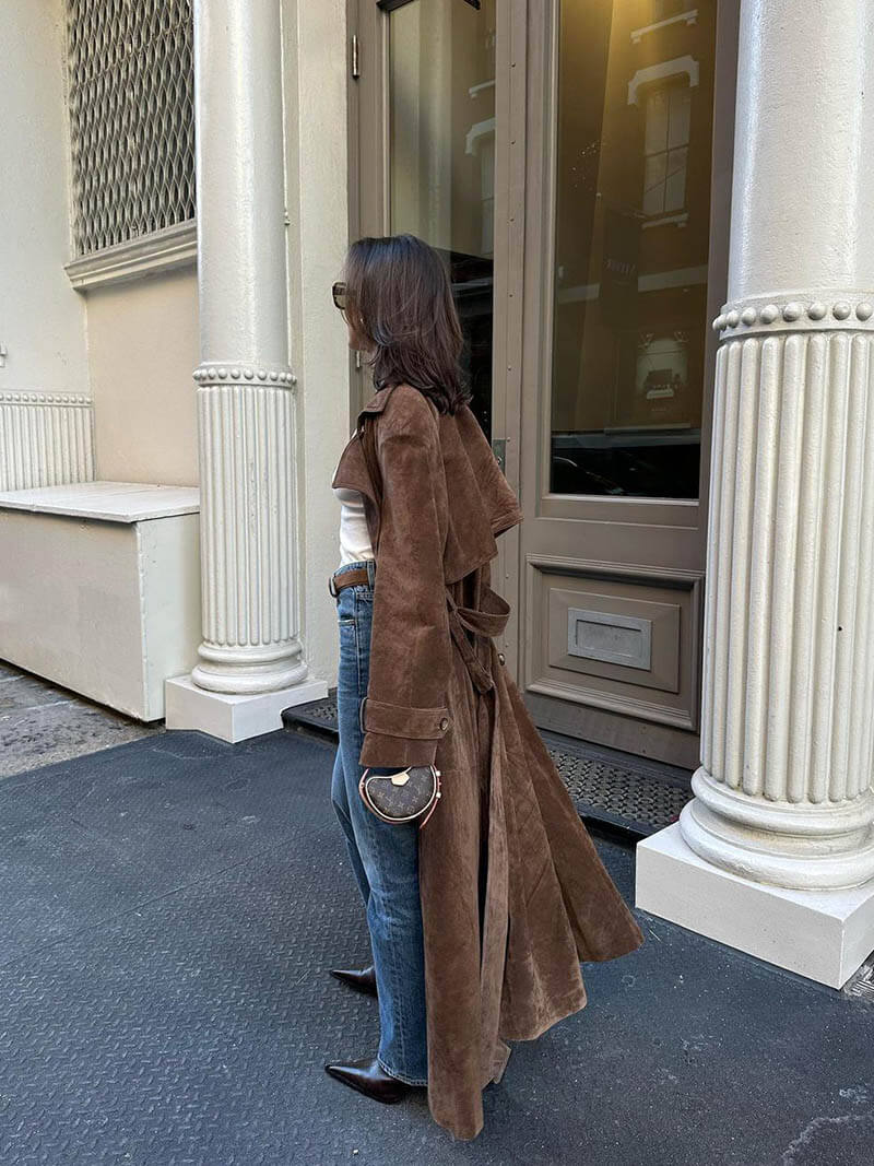Darcey | Women’s Trendy Warm Belted Trench Coat