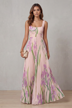 Vivienna – Pleated Maxi Dress