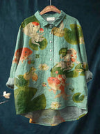 CLAUDIA™ - Fish Art Shirt