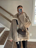 Liora – Oversized Teddy Jackets